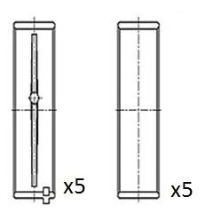 Imagen de FAI AutoParts BM1024 STD Cojinete de cigüeñal MINI: Clubman, Hatchback, BMW: 1 PEUGEOT: 308 II Hatchback