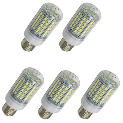 Imagen de Aoxdi LED E27 12W Bombillo Lámpara, Blanco Frío, 96 SMD 5730 Luz de Maiz Lampara Ahorro energia 360, AC220 240V, Paquete 5