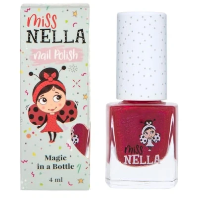 Imagen de Miss Nella JAZZBERRY JAM Esmalte especial para uñas con brillos niños, fórmula despegable, a base de agua y sin olor