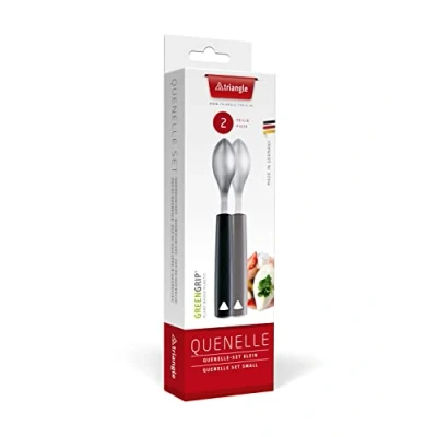 Imagen de triangle 90 866 02 Quenelle Set 2 pequeñas cucharas de levas mango corto fabricado en Solingen/Alemania calidad profesional