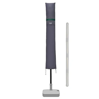 Imagen de Sekey Funda para Ø300 cm Sombrilla, Parasol Jardín, Protectora de Sombrilla,100% poliéster,Equipado con Varilla Telescópica,Impermeable,Gris Oscuro