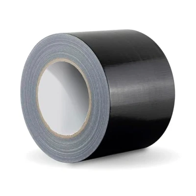 Imagen de AREABOXES Cinta Americana Reforzada, EXTRAFUERTE [50 Metros X 50mm] Multiuso, Para Reparar, Fijar, Agrupar, Reforzar O Sellar. Impermeable, Resistente Al Agua. (1, NEGRO, 50Mx50mm)