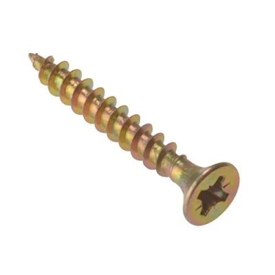 Imagen de Forgefix MPS650Y Tornillo Multiusos Compatible con Pozi CSK ST ZYP 6,0 x 50 mm, Caja de 100, Amarillo pasivado, 6.0 50mm