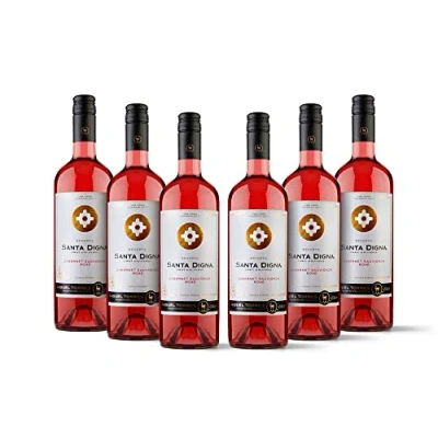 Imagen de Miguel Torres Chile Santa Digna Rosé, Vino Rosado 6 botellas de 75 cl, Total: 4500 ml