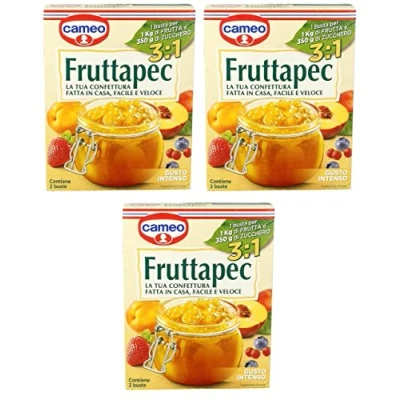 Imagen de Cameo Fruttapec Gusto Intenso Preparado para mermelada casera 50 g (incluye 2 bolsas de 25 g)
