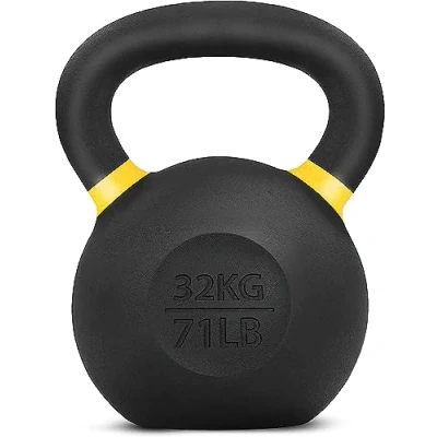Imagen de Yes4All CXCM Pesas con recubrimiento de polvo, 32 kg, Amarillo