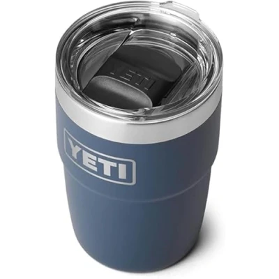 Imagen de YETI Rambler Cup, Vacuum Insulated Stainless Steel Stackable Cup with Magslider Lid, Navy, 8 oz (237 ml)