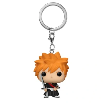 Imagen de Funko POP! Keychain: BLEACH Ichigo Kurosaki Minifigura de Vinilo Coleccionable Llavero Original Relleno Calcetines Idea Regalo Mercancia Oficial Anime Fans