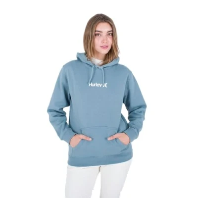 Imagen de Hurley Un Solo Suéter sin Botones, Azul Ahumado, L para Mujer