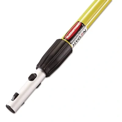 Imagen de Rubbermaid Commercial Products HYGEN Quick Connect Mango extensible para mopa, amarillo
