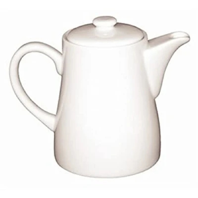 Imagen de Olympia Whiteware Cafeteras de porcelana, resistentes a astillas, 310 ml, 11 onzas, 4 unidades