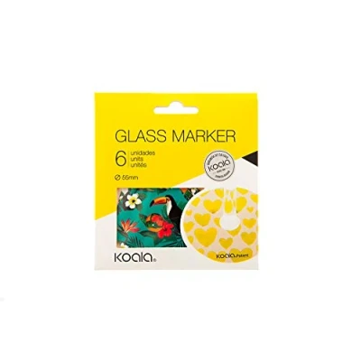 Imagen de Koala Spain Set 6P INDENTIFIC Copas Toucans Identificadores, Pet aluminizado, Multicolor