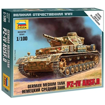 Imagen de Zvezda Z6151 Panzer IV Ausf D Tanque Militar a Escala 1:100