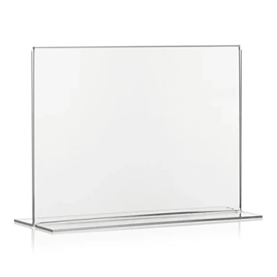 Imagen de PLEXIGLAS® Soporte en T para publicidad (DIN A5, formato horizontal)