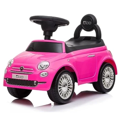 Imagen de Correpasillos Bebe a Partir de los 12 Meses con Faros, Volante Sonidos Motor, Espacio Almacenaje (Rosa)