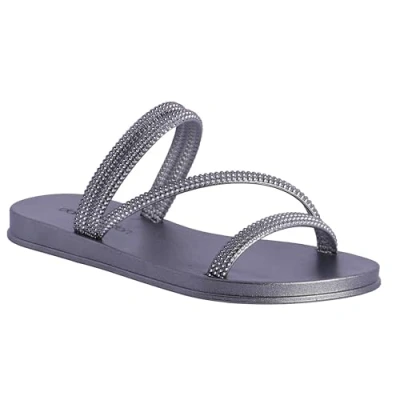 Imagen de DON ALGODON Chanclas Mujer para Playa y Piscina Sandalias Flip Flop de Goma con Suela Antideslizante ligera (Plateado, Sistema tallas calzado EU, Adulto, Mujer, Números, mediano, 37)