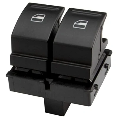 Imagen de ZEALfix botonera elevalunas Interruptor de Botón Ventana eléctrica 1K3959857 para Golf Mk5 Caddy Passat Je tta