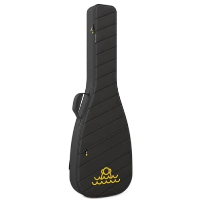 Imagen de MONKEY LOOP Touring Bass Funda para Bajo con Acolchado de 23 mm Bolsa Semi Rígida Eléctrico Profesional Bolsillo Exterior Accesorios Correas Ajustables Resistente al Agua