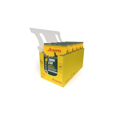 Imagen de Josera Pienso para Perros Pack 5 x 900 g YoungStar Ave de Corral Mascota Joven Mediana y Grande Sin Cereales Favorece el Desarrollo Óseo