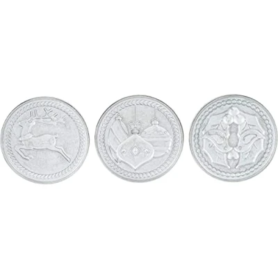 Imagen de Nordic Ware Yuletide juego de 3 sellos galletas aluminio fundido resistente, prensa fabricado en los Estados Unidos, para hacer resistente y