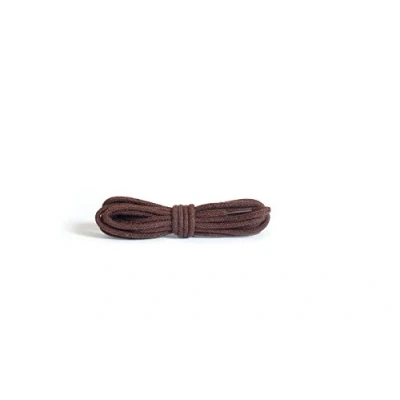Imagen de Kaps Cordones Redondos Finos, de Calidad 2 mm Ancho, 100% algodón para Calzado Informal y Moda, Hechos en Europa, 1 par (75 cm 29 inch 4 to 5 Con ojales/ 76 marrón)