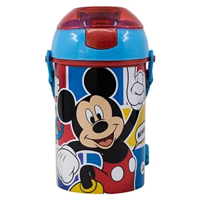 Imagen de Botella infantil con correa de 450 ml Mickey Mouse