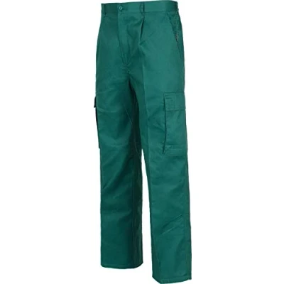 Imagen de Work Team Pantalón. Elástico en cintura, multibolsillos: dos bolsos laterales perneras. HOMBRE Verde 52