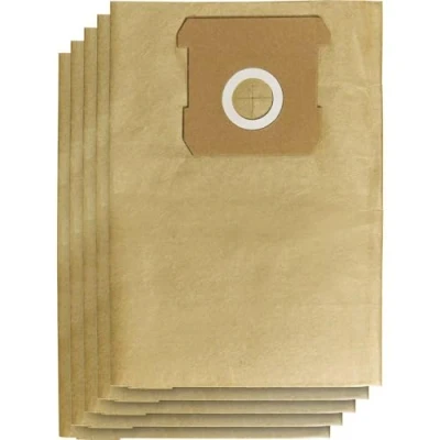 Imagen de EINHELL Juego de 5 Sacos Suciedad (10 L) Accesorio para aspiradora en seco y húmedo, Rojo, Negro