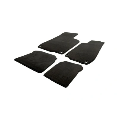 Imagen de AutoStyle TM BM566V Juego de alfombrillas suelo textil delante y detrás negro