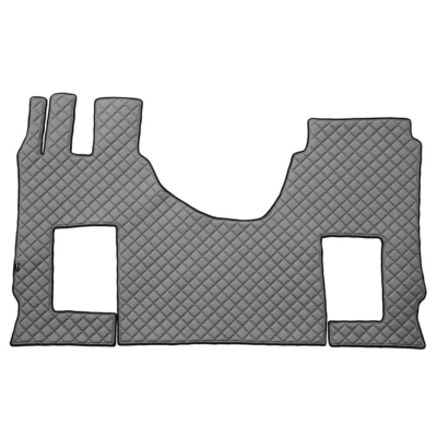 Imagen de F CORE FL32 GRAY Juego de alfombrillas suelo Ecopiel delante 1 gris