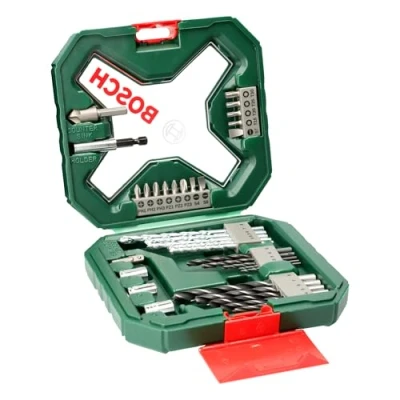 Imagen de Bosch 34 uds. Set de puntas atornillar y brocas X Line (para madera, mampostería metal, accesorios para taladro destornillador)