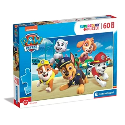 Imagen de Clementoni Puzzle Infantil 60 Piezas Maxi Grandes Paw Patrol, Patrulla Canina Desde 4 años (26591)
