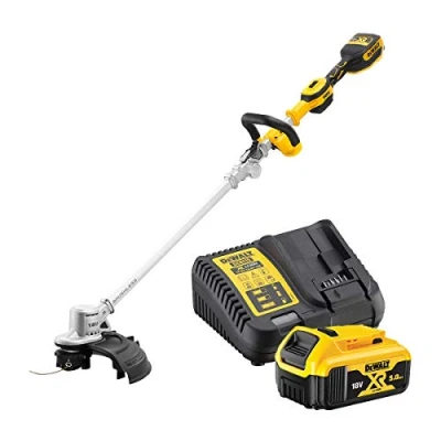 Imagen de DEWALT DCMST561P1 QW Corta bordes sin escobillas XR 18V 36cm mango plegable con 1 batería Li Ion 5,0Ah