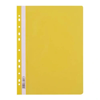 Imagen de D.RECT Lux Carpeta de polipropileno A4 con perforaciones, color amarillo