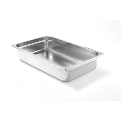 Imagen de HENDI Recipiente GN 1/1, contenedor GN,apilable,resistente a Temperaturas de 40 300C,apto para hornos,congeladores,calientaplatos,baño María,21L,530x325x(H) 150mm,acero inoxidable 18/10