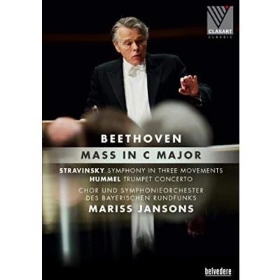 Imagen de Beethoven, L. van: Mass in C Major / Stravinsky, I.: Symphony 3 Movements (Bavarian Radio Symphony, Jansons) (NTSC) [DVD]