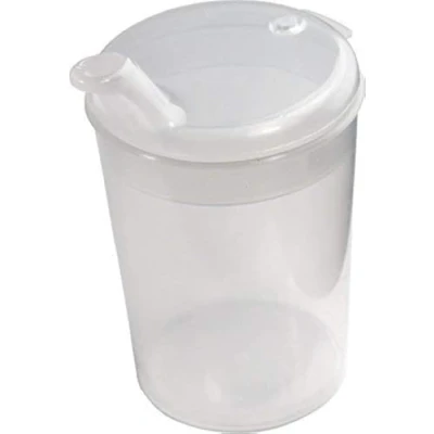Imagen de Vaso de distintos colores con tapa y abertura para beber, 250 ml, Medi Inn