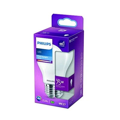 Imagen de PHILIPS Bombilla Standard led e27 8,5w 1.055lm 6.500k luz Fria 8718699762599