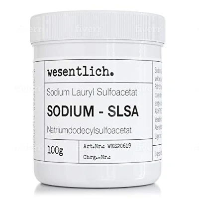 Imagen de Sodium SLSA tensioactivos 100 g de lauril sulfato sodio wesentlich.