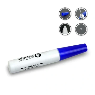 Imagen de SD COLORS 12ml Pintura de Retocar con Pincel Pepper White (850) Compatible BMW Reparación Arañazos, Desconchados y