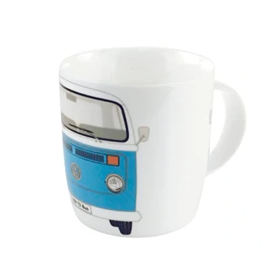 Imagen de BRISA VW Collection Gran taza de cerámica para café té cappuccino T2 Camper Bus (Frontal del Bus/Azul)