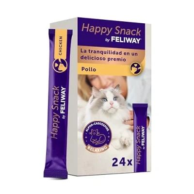 Imagen de Happy Snack by FELIWAY 24 Sticks Pollo (NDR)
