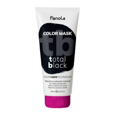 Imagen de Fanola color Mask Máscara de 200 ml Total Black