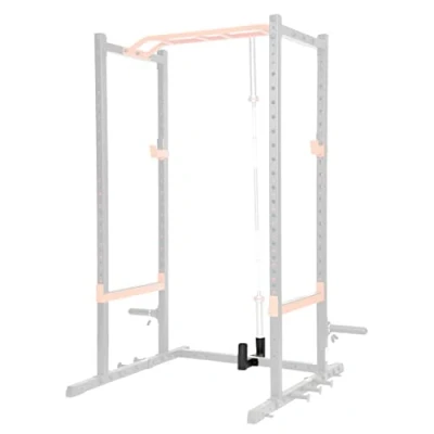 Imagen de SUNNY HEALTH &amp; FITNESS Bar Holder Attachment for Power Racks and Cages Sf xfa003 Soporte de Barra para estantes y jaulas alimentación, Unisex, Negro, Talla única