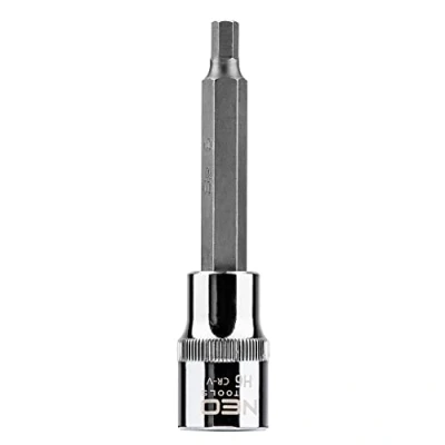 Imagen de NEO TOOLS 08 781 Piezas insertables de llave cubo 1/2 7422 H6 Acero cromo vanadio, para herramientas Hexágono interior