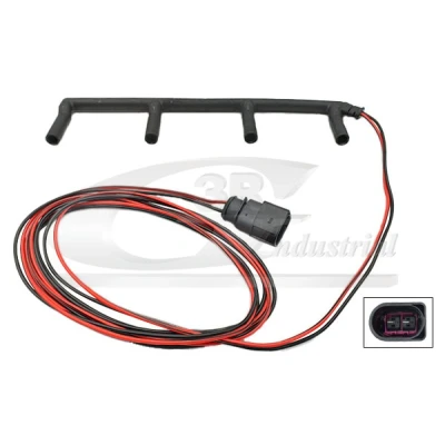 Imagen de 3RG 37700 Kit de reparación cables, bujía precalentamiento SEAT: Ibiza 3, VOLKSWAGEN: Polo IV Hatchback, Sedán, SKODA: Rapid Spaceback