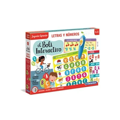 Imagen de Clementoni boli Interactivo Letras y Números, Juego Educativo con electrónico a Partir de 4 años, Juguete en español (55319)