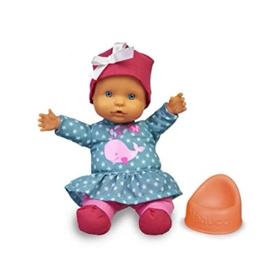 Imagen de NENUCO Baby Talks, Hacemos pipí! Muñeca con Sonidos para niñas y niños a Partir de 1 año(Famosa 700016281)