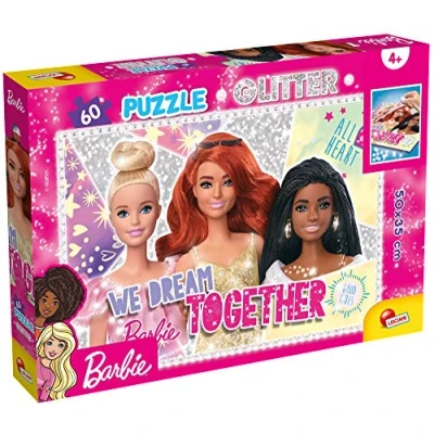 Imagen de Liscianigiochi Barbie Puzzle infantil para colorear, Color brillo 60 piezas (47234)