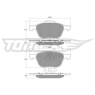 Imagen de Juego de pastillas TOMEX Brakes TX 13 05